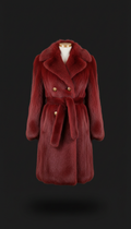 Cropped Fox Fur Jacket