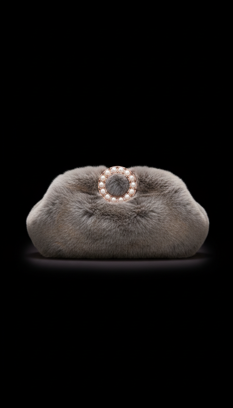 Sable Trimmed Wool Hat